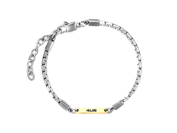 Bracciale 4US: Cesare Paciotti in Acciaio 4UBR7981 - 4UBR7981